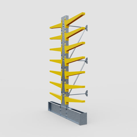 Cantilever Rack - Double Sided - Heavy Duty - Powder Coated - Add-On Bay - Height 3048mm