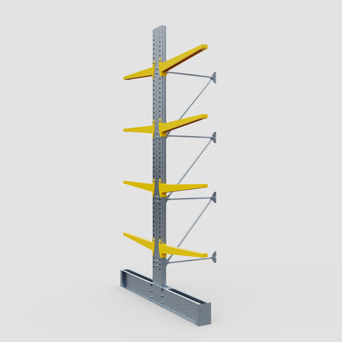Cantilever Rack - Double Sided - Ultra Heavy Duty - Powder Coated - Add-On Bay - Height 4877mm
