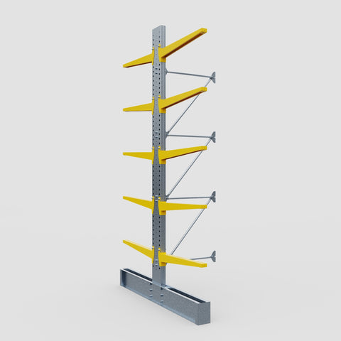 Cantilever Rack - Double Sided - Super Heavy Duty - Powder Coated - Add-On Bay - Height 4877mm