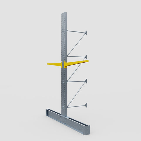 Cantilever Rack - Double Sided - Ultra Heavy Duty - Powder Coated - Add-On Bay - Height 4877mm