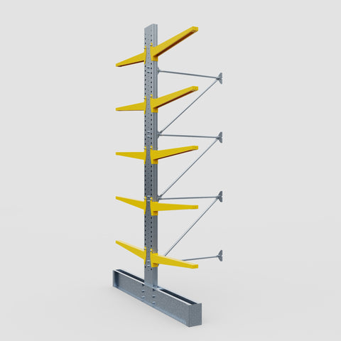 Cantilever Rack - Double Sided - Heavy Duty - Powder Coated - Add-On Bay - Height 4572mm