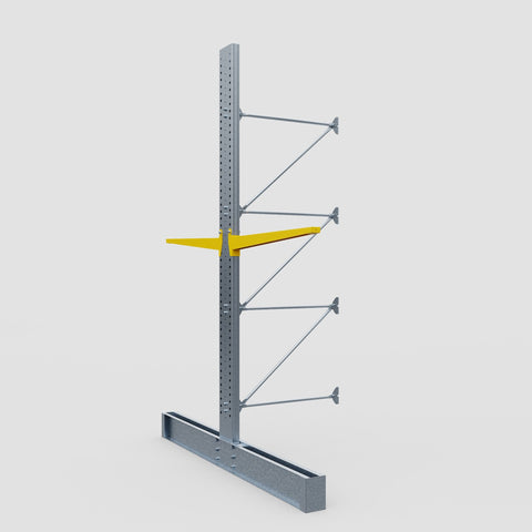 Cantilever Rack - Double Sided - Ultra Heavy Duty - Powder Coated - Add-On Bay - Height 4877mm