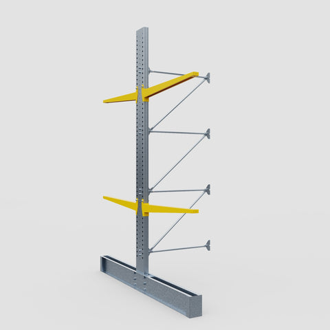 Cantilever Rack - Double Sided - Ultra Heavy Duty - Powder Coated - Add-On Bay - Height 4877mm