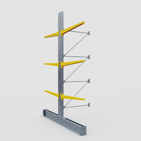 Cantilever Rack - Double Sided - Super Heavy Duty - Powder Coated - Add-On Bay - Height 4877mm