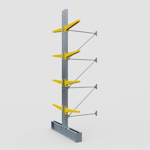 Cantilever Rack - Double Sided - Heavy Duty - Powder Coated - Add-On Bay - Height 4572mm