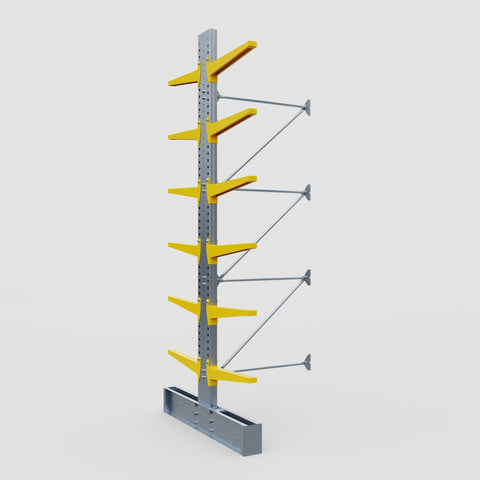 Cantilever Rack - Double Sided - Super Heavy Duty - Powder Coated - Add-On Bay - Height 4877mm
