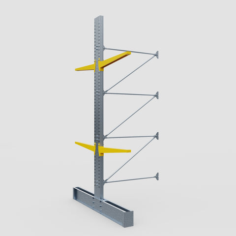 Cantilever Rack - Double Sided - Ultra Heavy Duty - Powder Coated - Add-On Bay - Height 4877mm