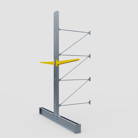 Cantilever Rack - Double Sided - Ultra Heavy Duty - Powder Coated - Add-On Bay - Height 4877mm