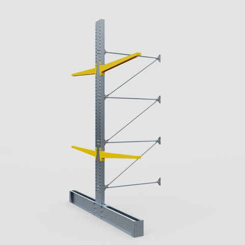 Cantilever Rack - Double Sided - Heavy Duty - Powder Coated - Add-On Bay - Height 4572mm