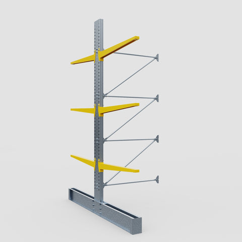 Cantilever Rack - Double Sided - Ultra Heavy Duty - Powder Coated - Add-On Bay - Height 4877mm