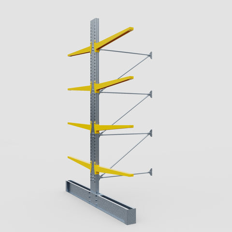 Cantilever Rack - Double Sided - Heavy Duty - Powder Coated - Add-On Bay - Height 4572mm