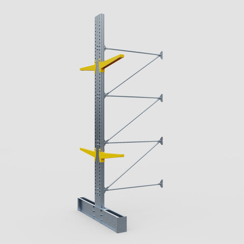 Cantilever Rack - Double Sided - Ultra Heavy Duty - Powder Coated - Add-On Bay - Height 4877mm