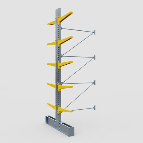 Cantilever Rack - Double Sided - Heavy Duty - Powder Coated - Add-On Bay - Height 4572mm