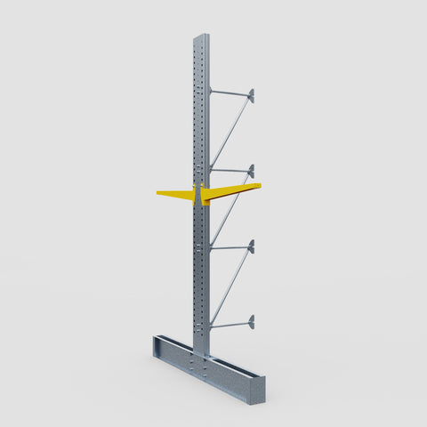 Cantilever Rack - Double Sided - Heavy Duty - Powder Coated - Add-On Bay - Height 4572mm