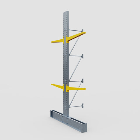 Cantilever Rack - Double Sided - Super Heavy Duty - Powder Coated - Add-On Bay - Height 4877mm