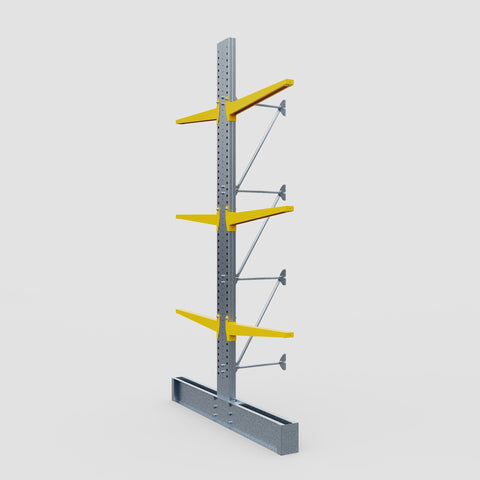 Cantilever Rack - Double Sided - Super Heavy Duty - Powder Coated - Add-On Bay - Height 4877mm