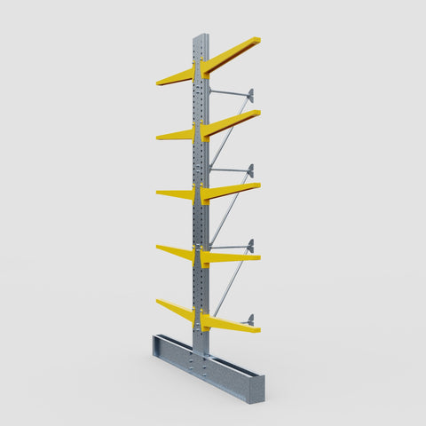 Cantilever Rack - Double Sided - Ultra Heavy Duty - Powder Coated - Add-On Bay - Height 4877mm