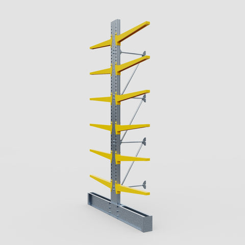 Cantilever Rack - Double Sided - Super Heavy Duty - Powder Coated - Add-On Bay - Height 4877mm