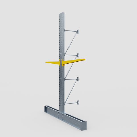 Cantilever Rack - Double Sided - Ultra Heavy Duty - Powder Coated - Add-On Bay - Height 4877mm