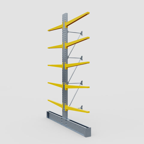 Cantilever Rack - Double Sided - Super Heavy Duty - Powder Coated - Add-On Bay - Height 4877mm