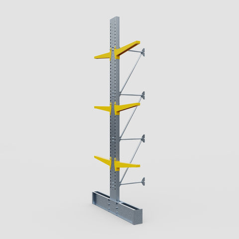 Cantilever Rack - Double Sided - Ultra Heavy Duty - Powder Coated - Add-On Bay - Height 4877mm