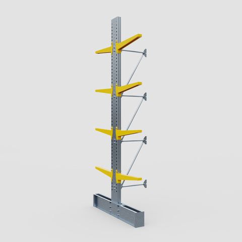 Cantilever Rack - Double Sided - Heavy Duty - Powder Coated - Add-On Bay - Height 4572mm