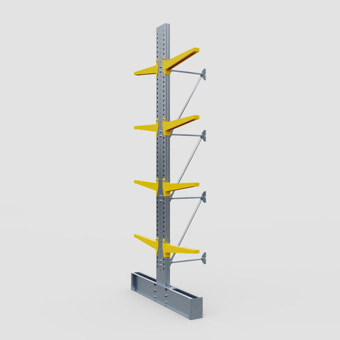 Cantilever Rack - Double Sided - Ultra Heavy Duty - Powder Coated - Add-On Bay - Height 4877mm