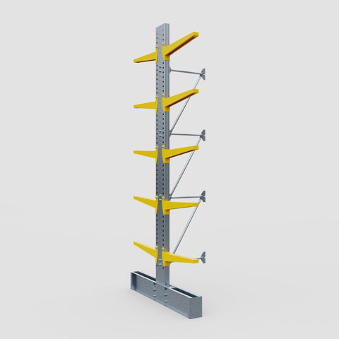 Cantilever Rack - Double Sided - Ultra Heavy Duty - Powder Coated - Add-On Bay - Height 4877mm