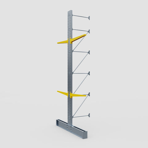 Cantilever Rack - Double Sided - Ultra Heavy Duty - Powder Coated - Add-On Bay - Height 5791mm