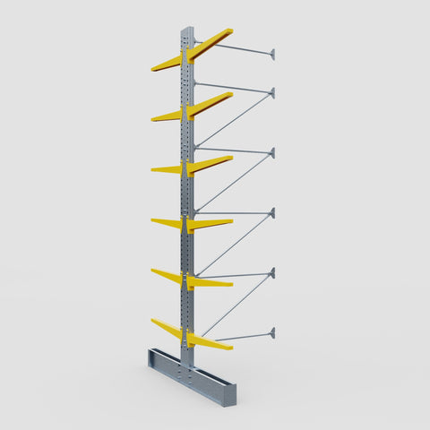 Cantilever Rack - Double Sided - Ultra Heavy Duty - Powder Coated - Add-On Bay - Height 5791mm