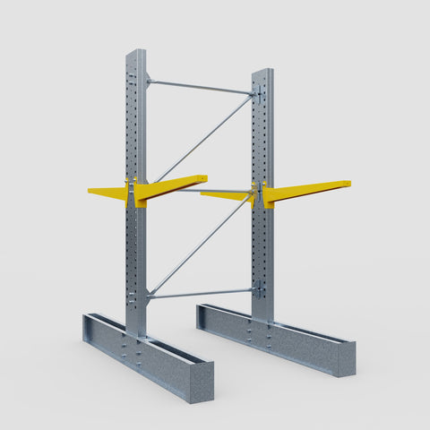 Cantilever Rack - Double Sided - Heavy Duty - Powder Coated - Full Bay - Height 3048mm