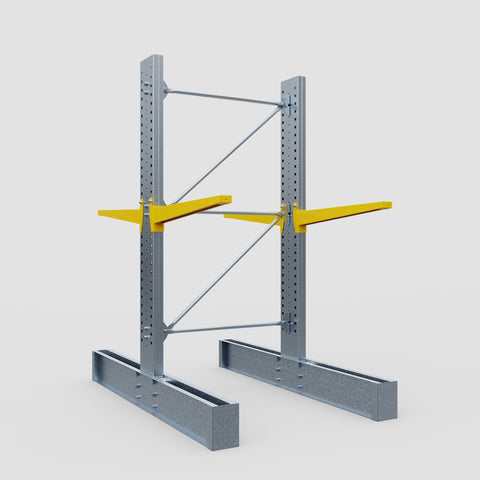 Cantilever Rack - Double Sided - Super Heavy Duty - Powder Coated - Full Bay - Height 4267mm