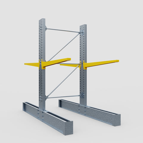 Cantilever Rack - Double Sided - Heavy Duty - Powder Coated - Full Bay - Height 3048mm