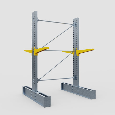 Cantilever Rack - Double Sided - Super Heavy Duty - Powder Coated - Full Bay - Height 4267mm