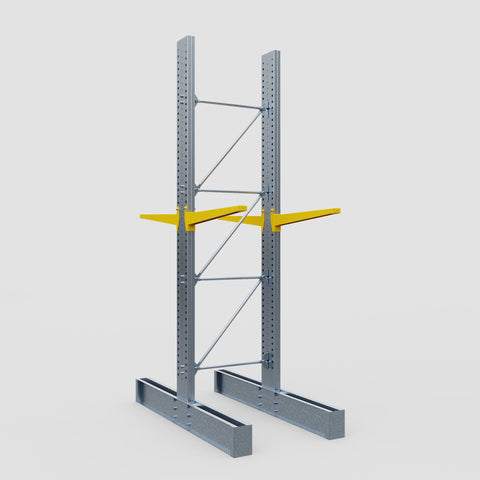 Cantilever Rack - Double Sided - Super Heavy Duty - Powder Coated - Full Bay - Height 4877mm