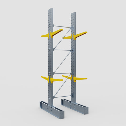 Cantilever Rack - Double Sided - Heavy Duty - Powder Coated - Full Bay - Height 4572mm