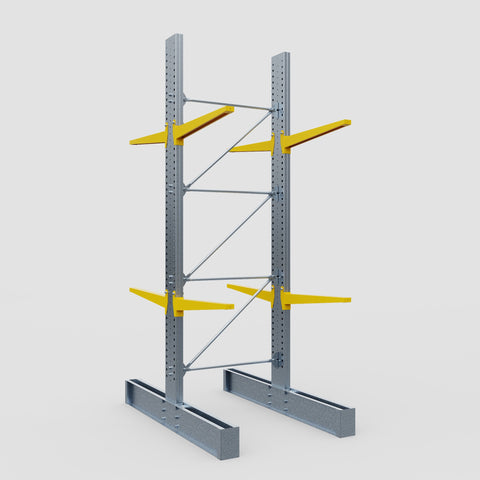 Cantilever Rack - Double Sided - Heavy Duty - Powder Coated - Full Bay - Height 4572mm