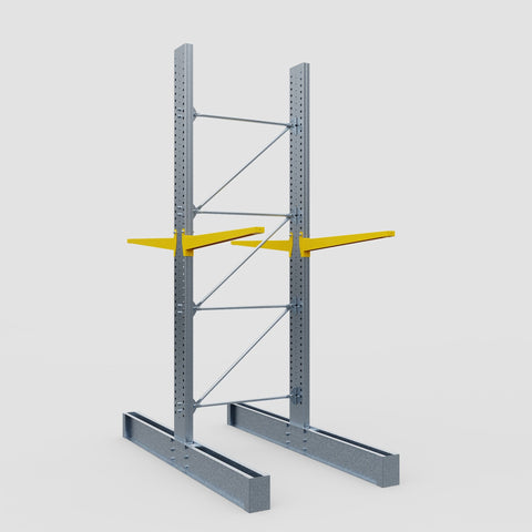 Cantilever Rack - Double Sided - Ultra Heavy Duty - Powder Coated - Full Bay - Height 4877mm