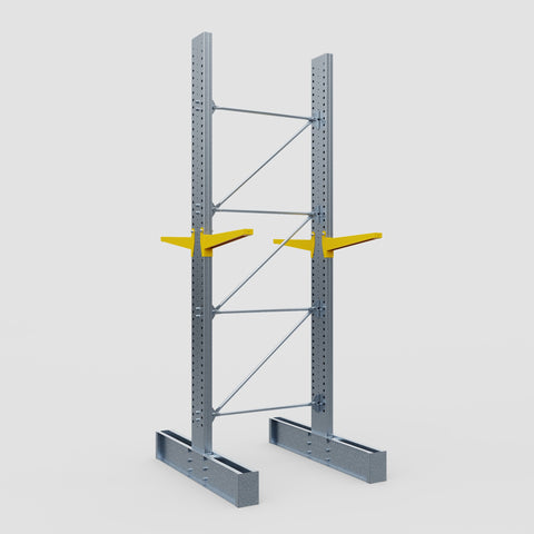 Cantilever Rack - Double Sided - Heavy Duty - Powder Coated - Full Bay - Height 4572mm