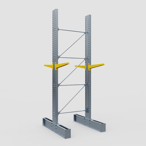Cantilever Rack - Double Sided - Super Heavy Duty - Powder Coated - Full Bay - Height 4877mm