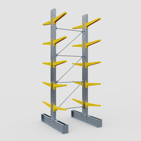 Cantilever Rack - Double Sided - Heavy Duty - Powder Coated - Full Bay - Height 4572mm