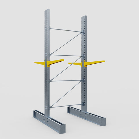 Cantilever Rack - Double Sided - Ultra Heavy Duty - Powder Coated - Full Bay - Height 4877mm