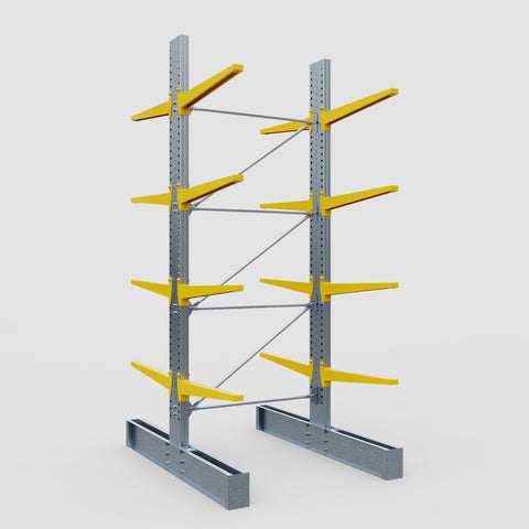 Cantilever Rack - Double Sided - Heavy Duty - Powder Coated - Full Bay - Height 4572mm