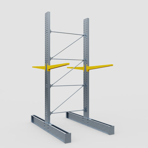 Cantilever Rack - Double Sided - Super Heavy Duty - Powder Coated - Full Bay - Height 4877mm