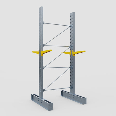 Cantilever Rack - Double Sided - Super Heavy Duty - Powder Coated - Full Bay - Height 4877mm