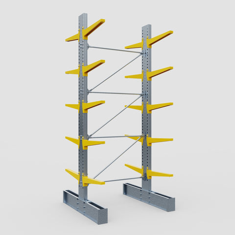 Cantilever Rack - Double Sided - Super Heavy Duty - Powder Coated - Full Bay - Height 4877mm