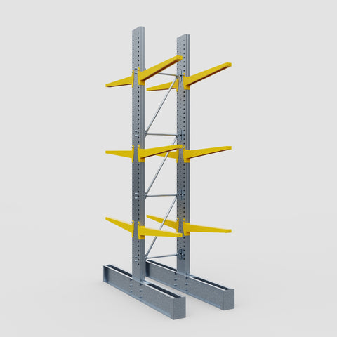 Cantilever Rack - Double Sided - Heavy Duty - Powder Coated - Full Bay - Height 4572mm