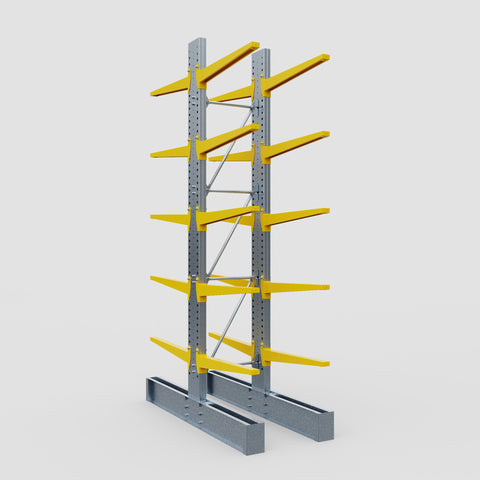 Cantilever Rack - Double Sided - Heavy Duty - Powder Coated - Full Bay - Height 4572mm