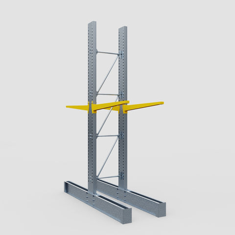 Cantilever Rack - Double Sided - Super Heavy Duty - Powder Coated - Full Bay - Height 4877mm