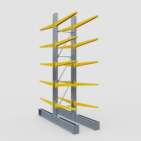 Cantilever Rack - Double Sided - Super Heavy Duty - Powder Coated - Full Bay - Height 4877mm